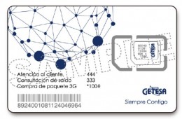 Getesa SIM Card, Getesa SIM Card